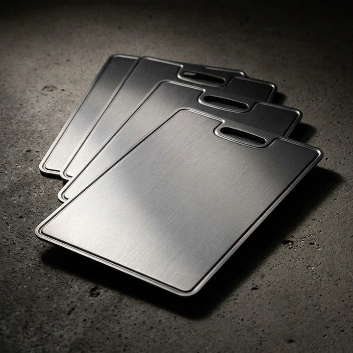 Titanoré Labs titanium cutting board set — product view
