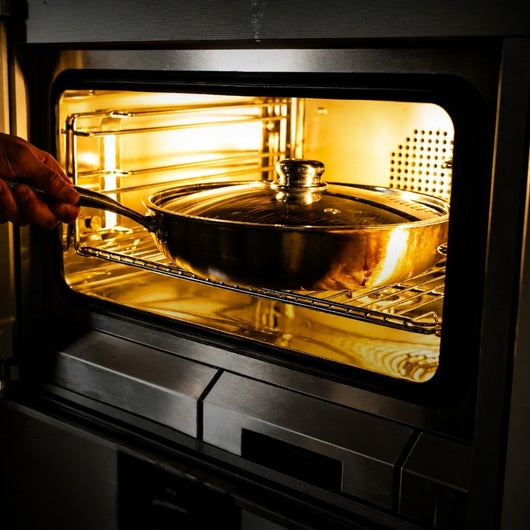 Titanoré Labs Chef's Pan — oven-safe with lid