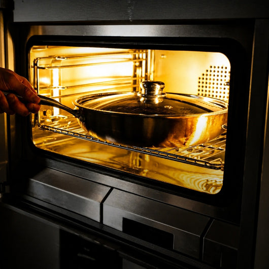 Titanoré Labs Chef's Pan — oven-safe with lid